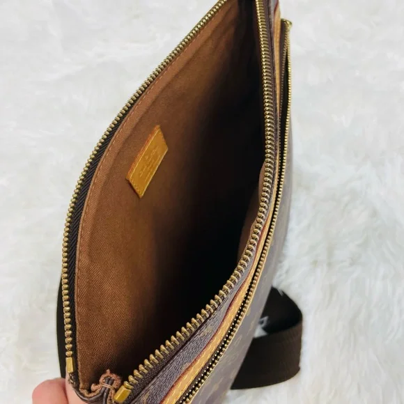 LOUIS VUITTON MONOGRAM POCHETTE BOSPHORE CROSSBODY BAG MI1006 ‼️PURGE SALE‼️ - Picture 7 of 16